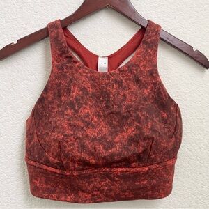 LULULEMON Wunder Train Long Line Bra Medium Support Sportsbra size 10